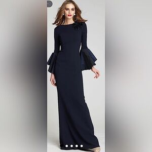 Teri Jon by rickie freeman evening gown. Size 4. Worn once.